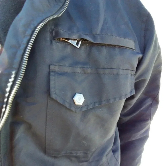 J. Whistler Waterproof Mens Bomber Jacket Size Large - Picture 3 of 10